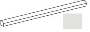 Quintessenza Riquadri Jolly Grigio Chiaro - element specjalny 1,2 x 26,6 cm RQD501L, jasnoszary