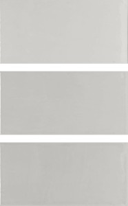 Quintessenza Riquadri Base Grigio Medio - płytka ceramiczna 13,2 x 26,6 cm RQD103L, szary