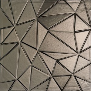 Mozaika 3D kamień antracyt lustro romb Gardenia Orchidea Concept Stone Moz. Acciaio 40x40