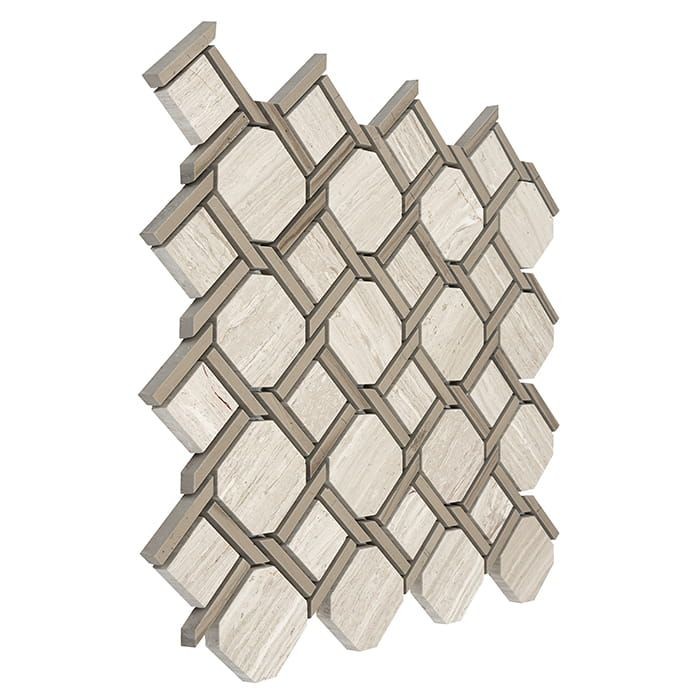 Dunin Manorial Woodstone Grey Nodum 28x28 mozaika kamienna 103761