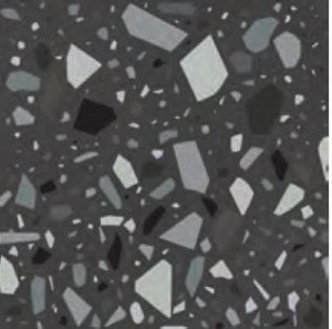 Quintessenza Confetti Nero Petrolio płytka gresowa 19 x 19 cm CNF107M