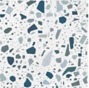 Quintessenza Confetti Bianco Petrolio - płytka gresowa 19 x 19 cm CNF102M