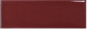 Quintessenza Färgblock Borgogna Lucido - płytka gresowa 5x15 cm FGB111L, burgundowy