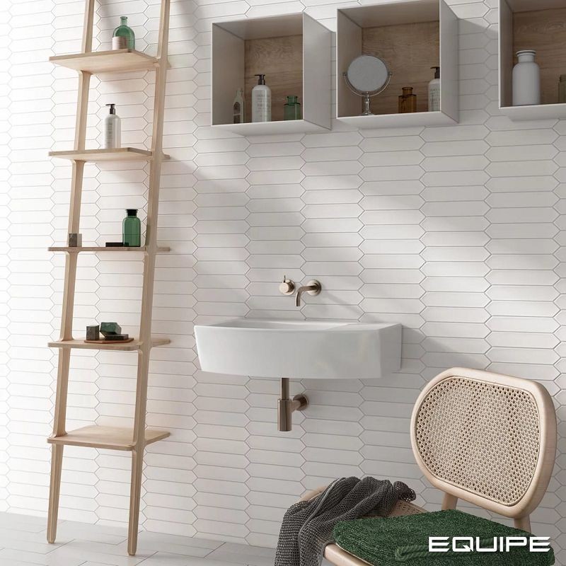 Equipe Lanse White 5x25 płytki ścienne 127911