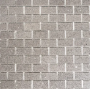 Mozaika prostokat smały rebrna szary Metropol MM 0134 32,5 x 30,0 74152