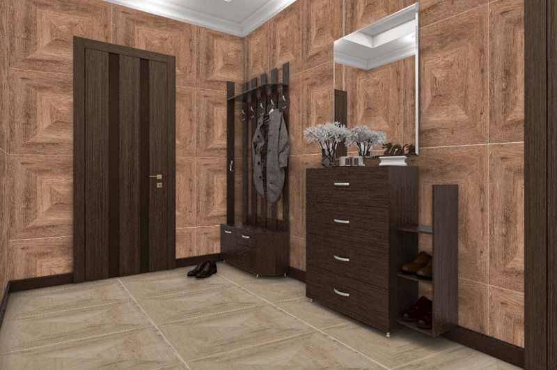 Płytki imitujące naturalne drewno w formie kwadratu jasne Porcelanosa Heritage Colonial 80X80 15646