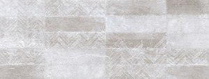 Płytki do łazienki dekor ciegiełki bez jasny Azteca Ground R90 Guess Grey dekor 30 x 90 bn,hb