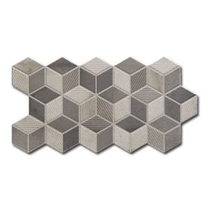Realonda Rhombus Grey 26,5x51 płytka gresowa