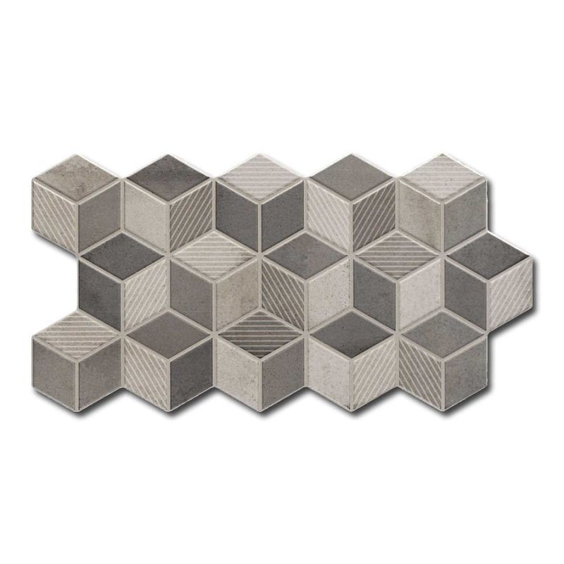 Realonda Rhombus Grey 26,5x51 płytka gresowa 150145