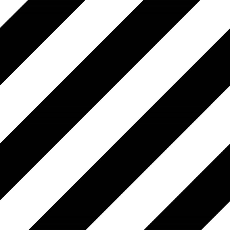 Gres czarno-bialy w pasek Mayolika Absolut District Lines Black 20x20 75906