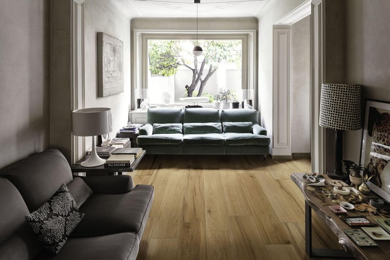 Płytki podłogowe imitujące drewno Marazzi Treverklife Honey Mqyq 25x150 18582