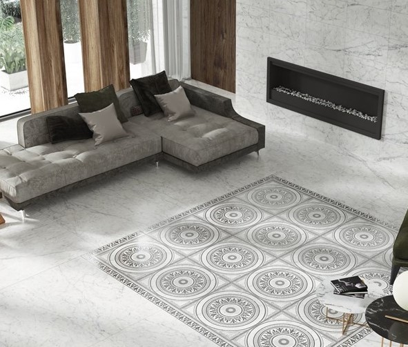 Płytki marmuropodobne białe APE Vita Polished Rect. 30x60 dms 40215