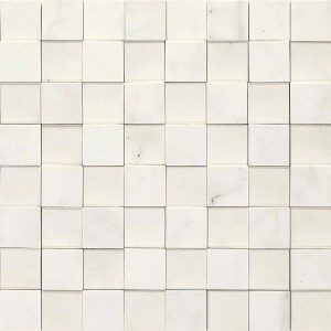 Marazzi Allmarble Statuario Mosaico 3D 30x30 MMPU mozaika gresowa imitująca marmur