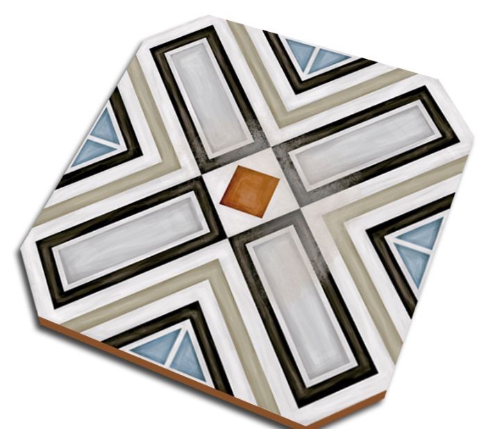 Vives Vodevil Octogono Ritter Multicolor 20x20 płytki patchworkowe gresowe gresowa 155447