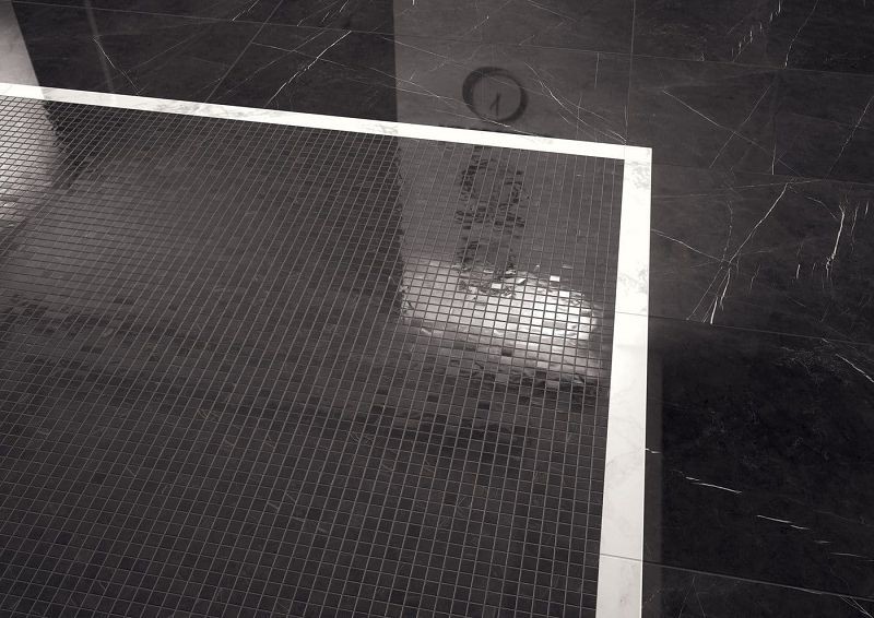 Marca Corona Deluxe Dark 60x60 8718 płytki gresowe marmurowe 143080