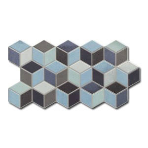 Realonda Rhombus Blue 26,5x51 płytka gresowa