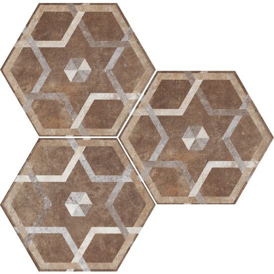 Fioranese Heritage Exagona Deco Texture_5 34,5x40 HET5EX płytka heksagonalna 130001