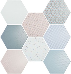 Bestile Fresh Hexagon 25,8x29 płytka heksagonalna patchwork