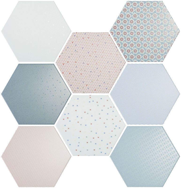 Bestile Fresh Hexagon 25,8x29 płytka heksagonalna patchwork 118084