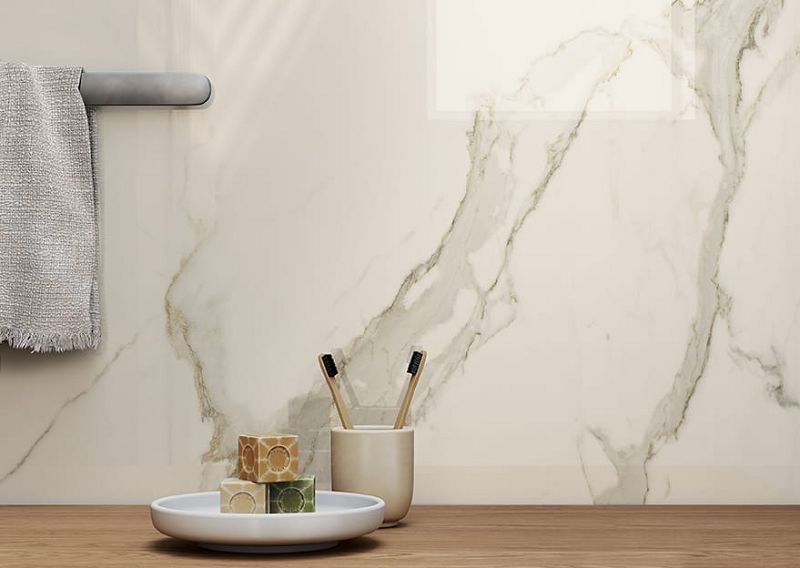 Fondovalle Infinito 2.0 Calacatta Light Glossy 60x120 płytki gresowe imitujące marmur 131685