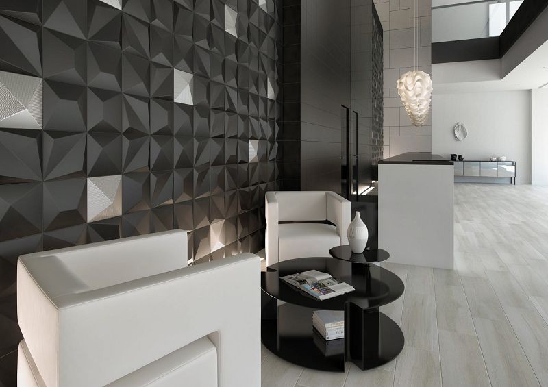 Dune Shapes Kioto Black 25x25 187335 płytka ścienna 158870