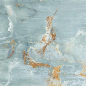 Imola The Room Onyx Aqua Blue Gold BLU AQ6 120 LP Poler 120 x 120 cm - płytki gresowe, turkusowy