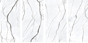 Magnifica Marquina Blanco 120x240 spiek marmurowy