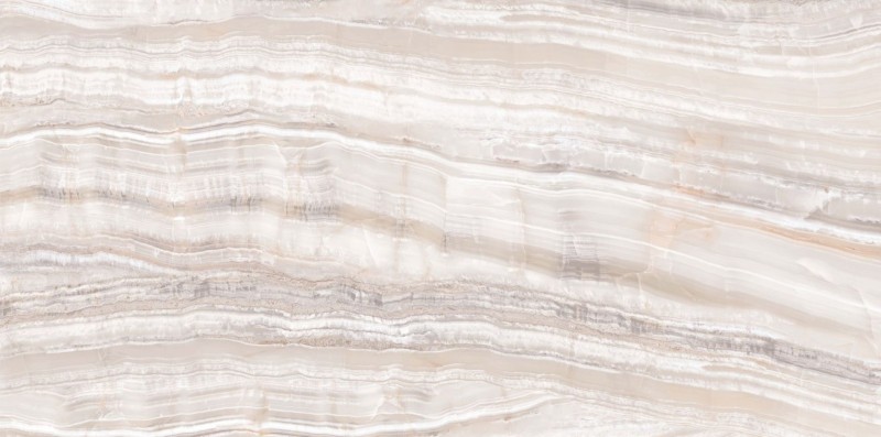 Płytki podłogowe duże marmur beż onyks z biała żyła Abk Sensi Onice Beige Lux 160x320 86336