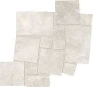 Emil Ceramica Fabrika Mosaico Blokko White Silktech 34 x 34 cm mozaika EMXR, beżowy