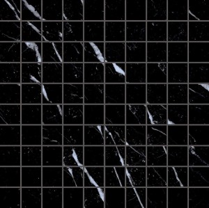 Emil Ceramica Tele di Marmo Selection Nero Marquinia Lappato 30 x 30 cm mozaika EK4Y