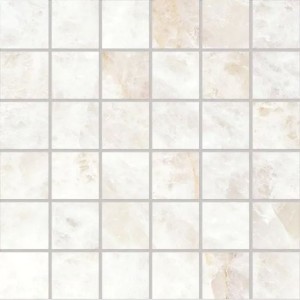 Emil Ceramica Tele Di Marmo Precious Mosaico 5x5 Crystal White Full Lappato 30 x 30 cm mozaika ELVC, biały