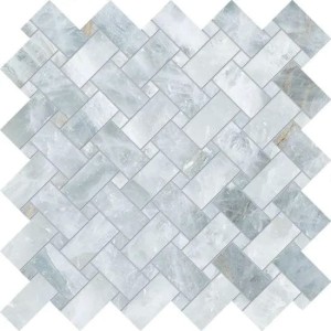 Emil Ceramica Tele Di Marmo Precious Intrecci Crystal Azure Full Lappato 30 x 30 cm mozaika ELVN, niebieski