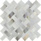 Emil Ceramica Tele Di Marmo Pure Onyx Mosaico 5x5 Onyx Turchese Silktech 30 x 30 cm mozaika EMQQ , niebieski