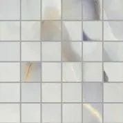 Emil Ceramica Tele Di Marmo Pure Onyx Mosaico 5x5 Onyx Turchese Full Lappato 30 x 30 cm mozaika EMQS , niebieski