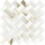 Emil Ceramica Tele Di Marmo Pure Onyx Intrecci Onyx Perla Full Lappato 30 x 30 cm mozaika EMR1, perłowy