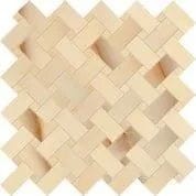 Emil Ceramica Tele Di Marmo Pure Onyx Intrecci Onyx Miele Silktech 30 x 30 cm mozaika EMR6, beżowy