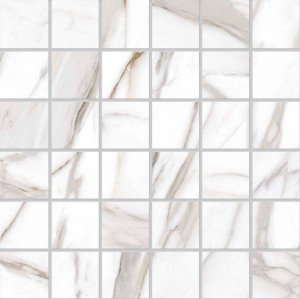 Emil Ceramica Tele di Marmo Reloaded Calacatta Gold Canova Natural 30 x 30 cm mozaika E0Q6