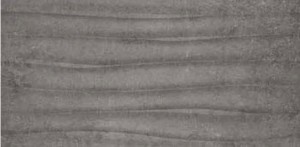 Imola Stoncrete Grigio Scuro - płytka ceramiczna ścienna naturalna strukturalna matowa 30 x 60 cm STCRWA2 36DG RM, szary