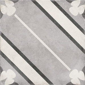Equipe Art Nouveau Inspire Grey 20x20 płytka gresowa patchwork