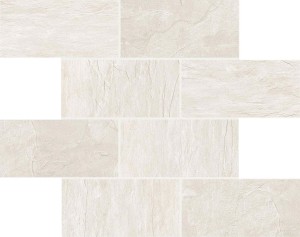 Rex Ceramiche Rex Ardoise Blanc Tessere 747789 Lappato 30 x 30 cm - płytki gresowe dekoarcyjne