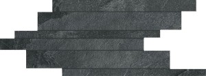 Cerim Natural Stone Coal Modulo Listello Sfalsato 753116 21 x 40 cm - płytki gresowe dekoarcyjne