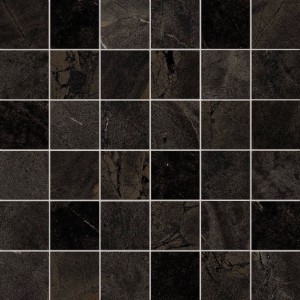 Imola Ceramica The Room Nero 30 x 30 cm - mozaika gresowa, naturalna, mat MK.INF BR6 30