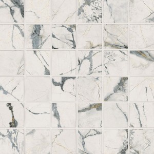 Imola Ceramica The Room Bianco 30 x 30 cm - mozaika gresowa, naturalna, mat MK.INV WH6 30