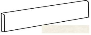 Imola Ceramica Retina Neve listwa przypodłogowa 6 x 120 cm - płytka wykończeniowa matowa RTN NEVE BT120, śnieg