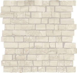 Provenza Unique Travertine Mosaic Silver Vein Cut 30x30 cm mozaika gresowa EJE6, srebrny