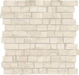 Provenza Unique Travertine Mosaic Cream Vein Cut 30x30 cm mozaika gresowa EJE5, beżowy