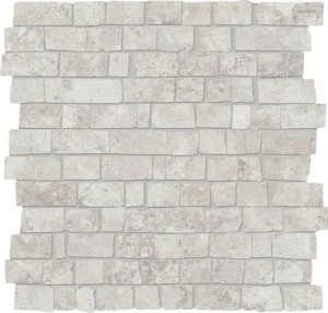 Provenza Unique Travertine Mosaic Silver Ancient 30x30 cm mozaika gresowa EJEK, szary