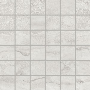 Provenza Unique Travertine Mosaic 5x5 Silver Vein Cut 30x30 cm mozaika gresowa EJDL, szary