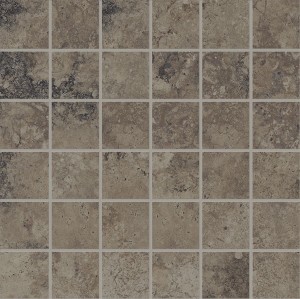 Provenza Unique Travertine Mosaic 5x5 Chocolate Ancient 30x30 cm mozaika gresowa EJTR, brązowy