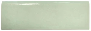 Bullnose Village Mint 6,5x20 błyszczące płytki wykończeniowe z zaokrągloną krawędzią